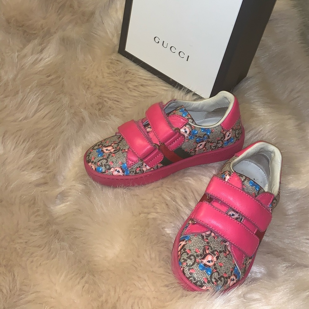 Toddler Girl Pink Gucci Shoes